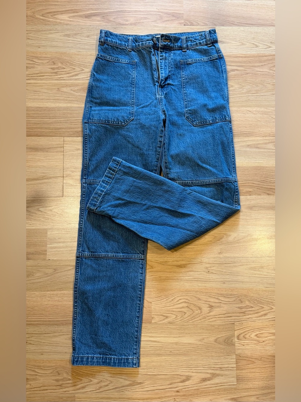 Madewell 90’s straight moto jeans sz 29